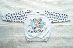 ヴィンテージ　ミニー　レオパードハート　スウェット　トレーナー