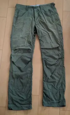 M H L　マーガレットハウエル　コットンナイロン素材　ミリタリーパンツ