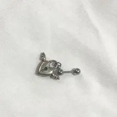 軟骨ピアス ハート 羽 16G