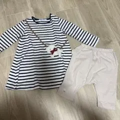 ファミリア　ワンピース、七部丈ズボン