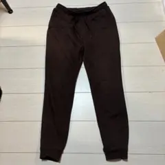メンズ ダークブラウン スウェットパンツのサムネイル