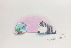猫の絵　原画