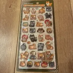 ボンボンドロップシール 芝犬　正規品