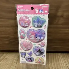 サンリオ　ポップデコパーティー　わたあめカプセルシール　クロミ　マイメロ