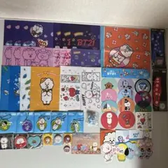 BT21　グッズ　ネックストラップ　アクキー　ステッカー　まとめ売り　80点