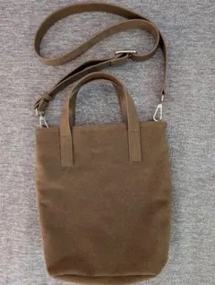 GLOBAL WORK スエード風 ミニショルダーバッグ