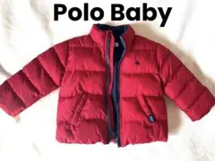 m*i様 ★【美品】POLO Baby 赤ダウンジャケット 90㎝ POLO B
