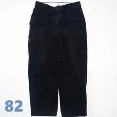 82 コーデュロイワイドフィットワークパンツ uniqlo u black 23