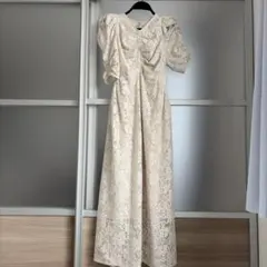 SNIDEL アイボリー レースワンピース