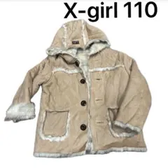 【110】X-girl フード付きコート