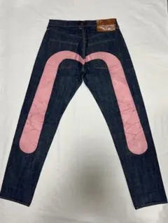 EVISU No.2 Lot.2000 W29×L35 ピンク大黒 ビッグカモメ - メルカリ