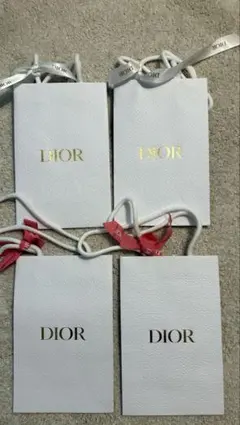 DIOR ショップ袋 4枚セット