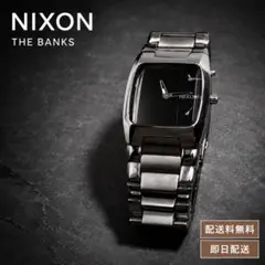 【美品】NIXON THE BANKS バンクス 腕時計 シルバー　付属品ありのサムネイル