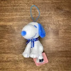 スヌーピー SNOOPY PEANUTS お座り ぬいぐるみ 水色
