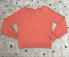 ITS’DEMO プリーツ見えリブニット