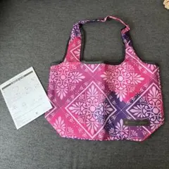 《新品》CRYSTAL JEMMY エコバッグ 折りたたみ パープルのサムネイル