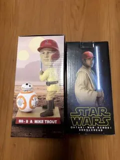 【新品未使用】スターウォーズ　大谷翔平　マイクトラウト　BB-8 エンゼルス