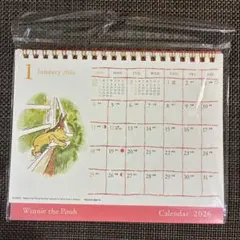 ディズニー　クラシック プー 2026年 卓上カレンダー