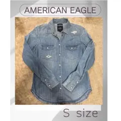 AMERICAN EAGLE デニムシャツ Sサイズのサムネイル