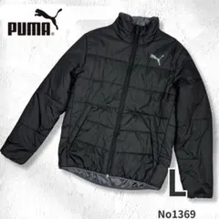 PUMA プーマ 中綿 ナイロンジャケット ブラック L 防寒 軽量 黒 メンズのサムネイル