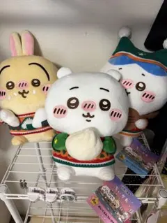 ちいかわ トレバ限定 冬なスタイル ぬいぐるみ ハチワレ うさぎ 3種