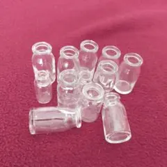 ガラス小瓶 12個セット 様々なサイズ