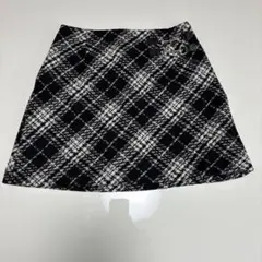 INGNI ビット付チェック柄タイトミニスカパン