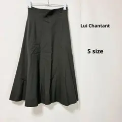 Lui Chantant ウール　100% フレアスカート　S ダークグレーのサムネイル
