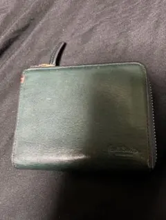 Paul Smith グリーンレザー二つ折り財布