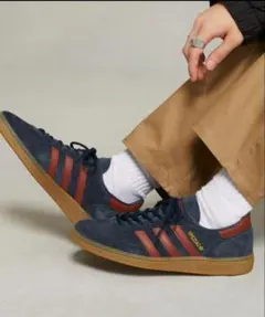 adidas Spezial ネイビー/ブラウン スニーカー