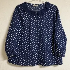 水玉 シャツ