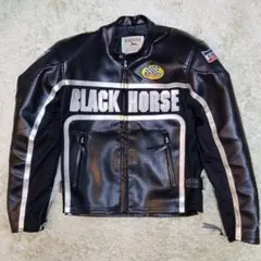 カドヤ　ブラックホース パッド付 レーシングジップアップレザージャケット L 革ジャン ダブル レザージャケット｜カドヤ公式オンライン