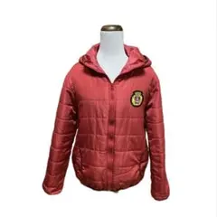 Lサイズ　赤 フード付き 中綿ジャケットブルゾン　ジャンパー　アウター