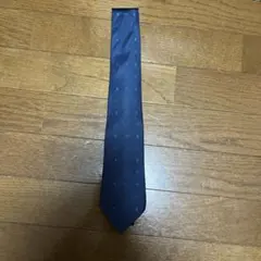 Christian Dior ネクタイ ネイビー ドット柄