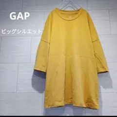 GAP Tシャツ ビッグシルエット イエロー S ゆったり メンズ レディース