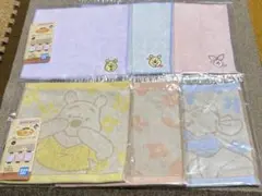 くまのプーさん　一番くじ　H賞　タオルコレクション　6点セット　卓上カレンダー