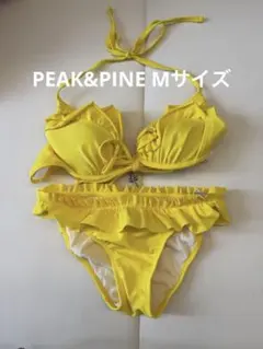 PEAK&PINE フリル ビキニ セパレート 水着 イエローのサムネイル