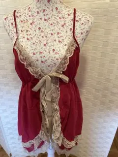 ベビードール魅惑の赤♡ショーツ付き