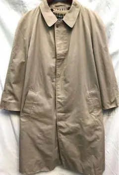 アクアスキュータム　バルマカーンコート　ヴィンテージ　ベージュ　ライニング付き