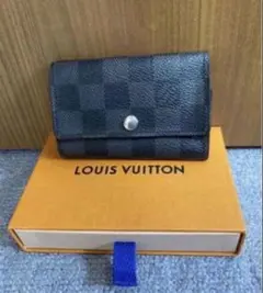ルイヴィトン　ダミエグラフィット　6連キーケース