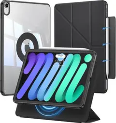 iPad mini7 ケース 折りたたみスタンド マグネットカバー 耐衝撃