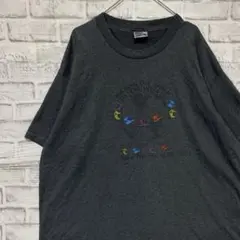 USA製90sヴィンテージTシャツ！シングルステッチ　グレー半袖古着　XL 18