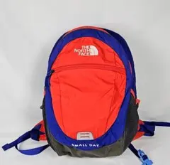 ノースフェイス　スモールデイ　オレンジ×ブルー　キッズ　リュック
