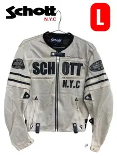 2026年最新】SCHOTT カラー：ホワイト系 メンズ シングルライダースの
