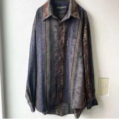 総柄シャツ 90s アートシャツ レトロシャツ 昭和レトロ 菅田将暉 常田大希