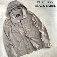BURBERRY BLACK LABEL パッカブル フード サファリジャケット