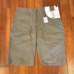 カーキ色 コットン ショートパンツ LL