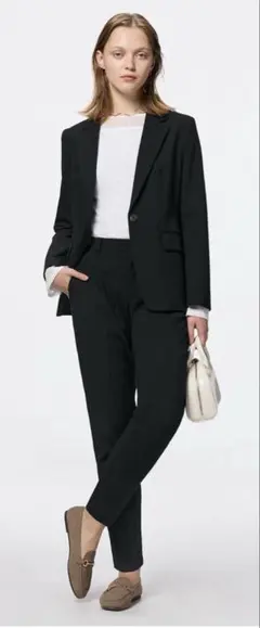 GU ネイビー スラックス