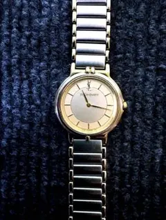 電池切れ】YSL レディース腕時計 (1998年購入) 箱と購入証明書同封