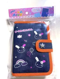 サンリオ　ウサハナ デニム シールバインダー シール帳
